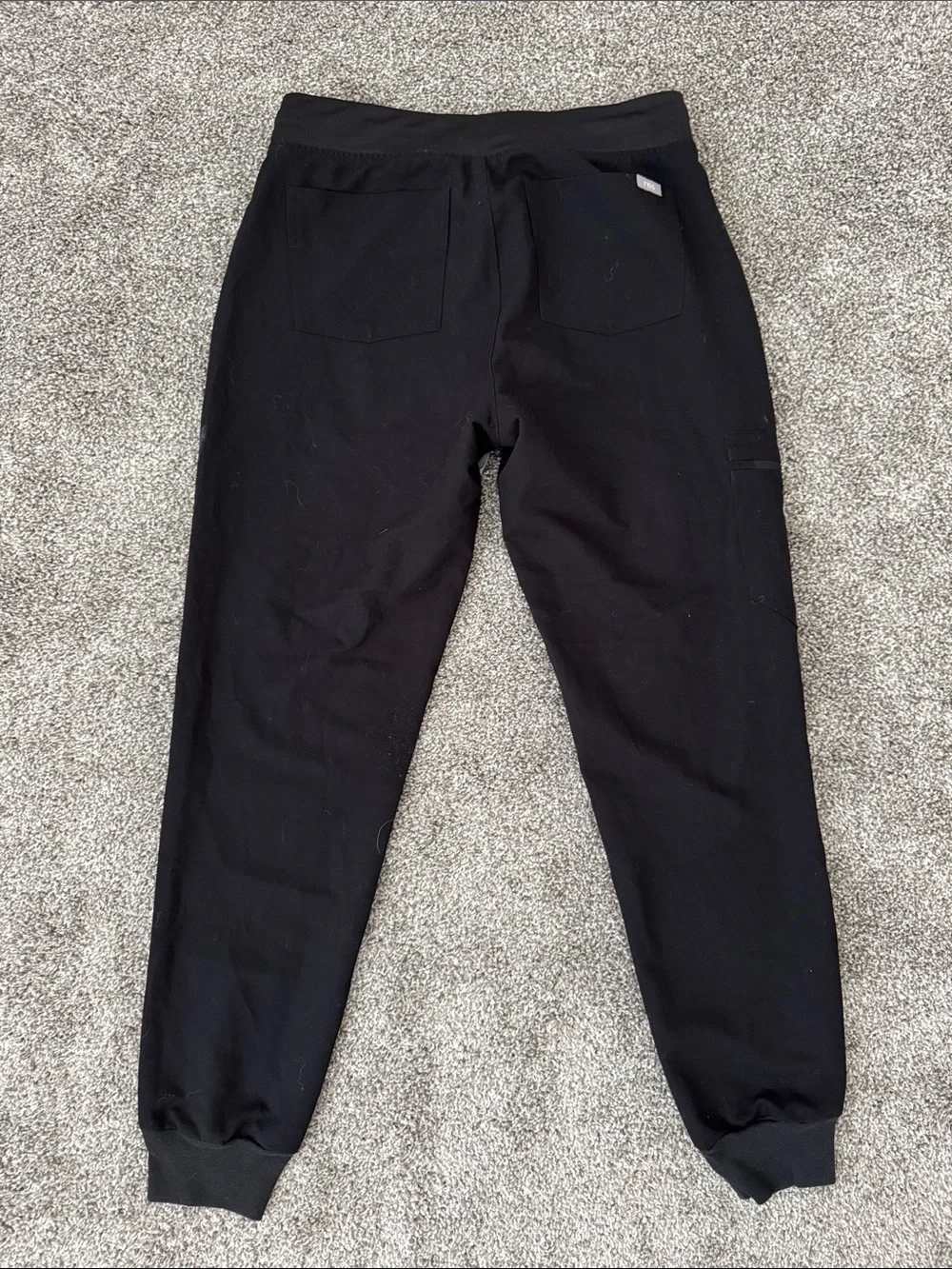 Figs Zamora Women's Black Jogger Pants with Drawstring